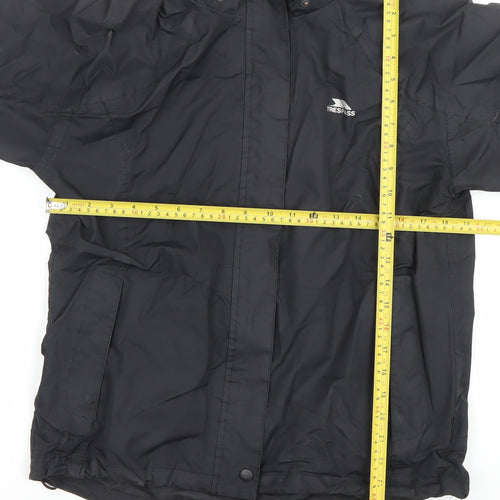 Trespass Womens Black L Waterproof Windproof Parka Jacket L