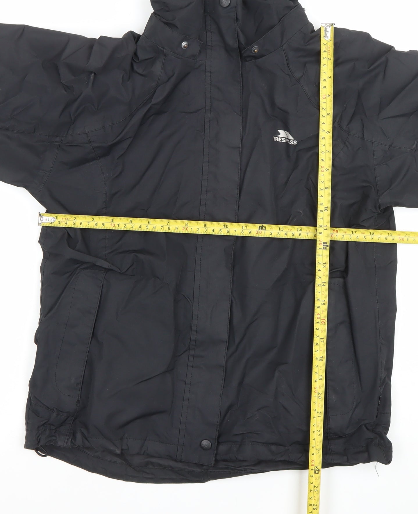 Trespass Womens Black L Waterproof Windproof Parka Jacket L