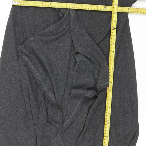 Red Berry Women’s Grey Open Front Long Sleeve Cardigan Size S