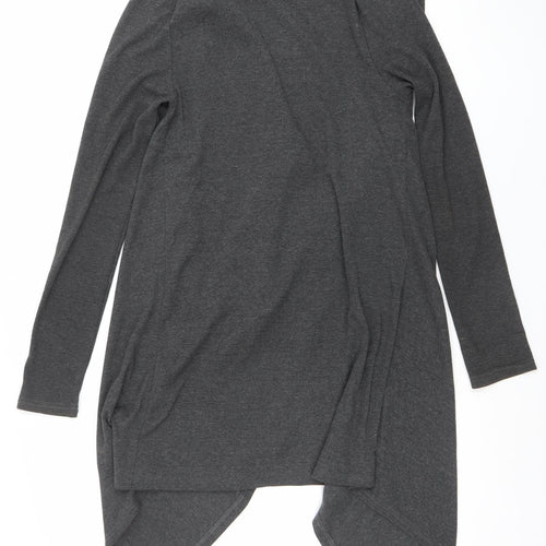 Red Berry Women’s Grey Open Front Long Sleeve Cardigan Size S