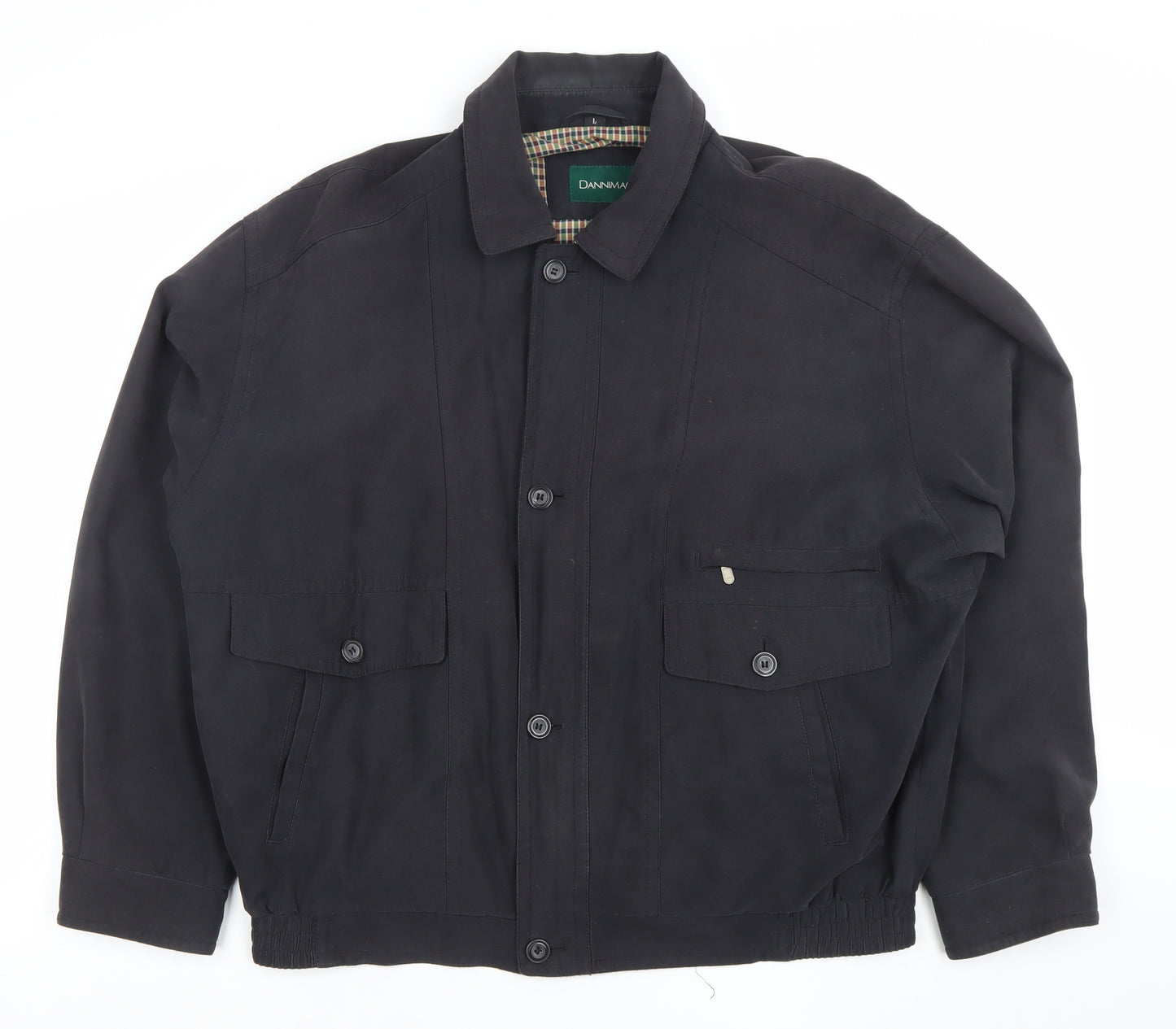 Dannimac Men's Black L Basic Lined Polyester Jacket