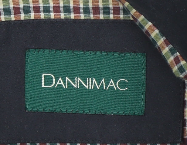 Dannimac Men's Black L Basic Lined Polyester Jacket