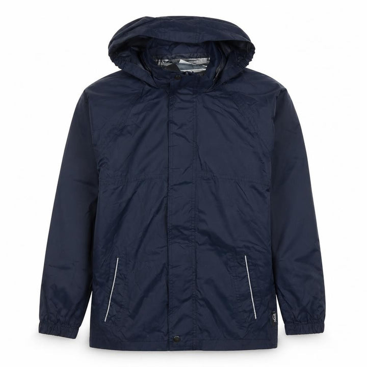 Regatta Boys Blue Waterproof Hooded Rain Jacket Size 164