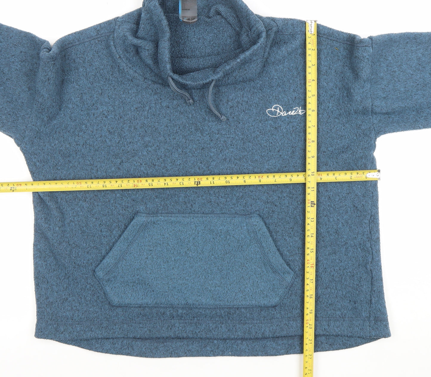 Dare 2b Womens Blue Pullover Hoodie UK 12 Polyester Fleece Sweatshirt