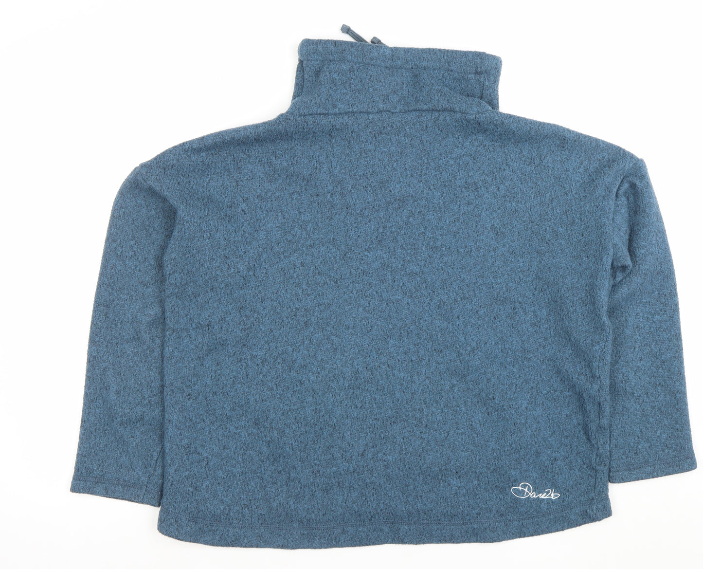 Dare 2b Womens Blue Pullover Hoodie UK 12 Polyester Fleece Sweatshirt