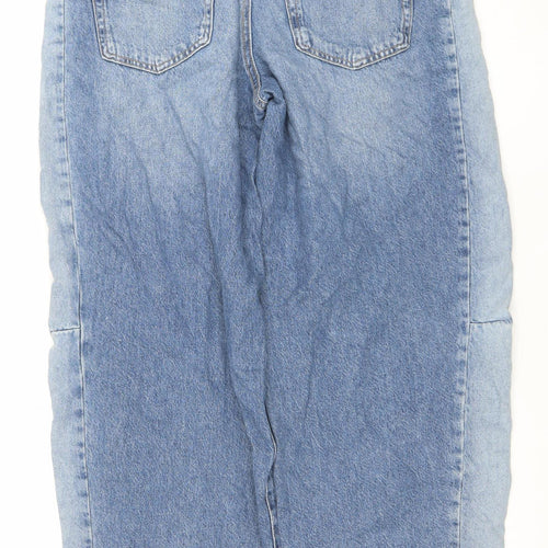 Primark Women Blue Size 14 Cropped Relaxed Denim Jeans