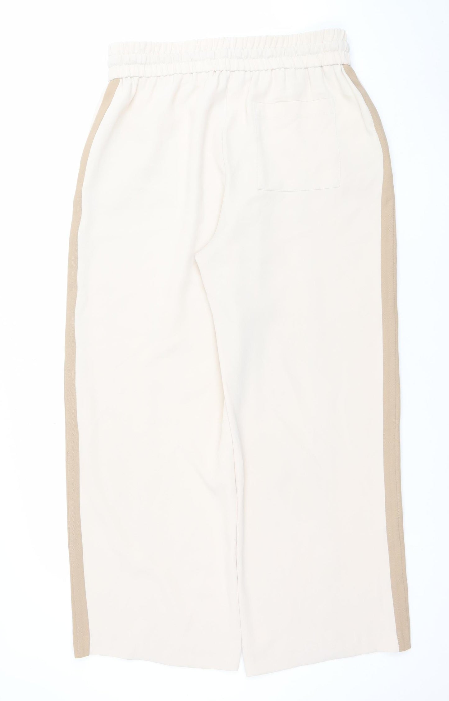 Dunnes Women’s Beige Crepe Jogger Trousers Size M