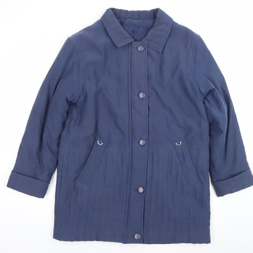 Eastraka Women's Blue Quilted Mid-Length Coat Size S