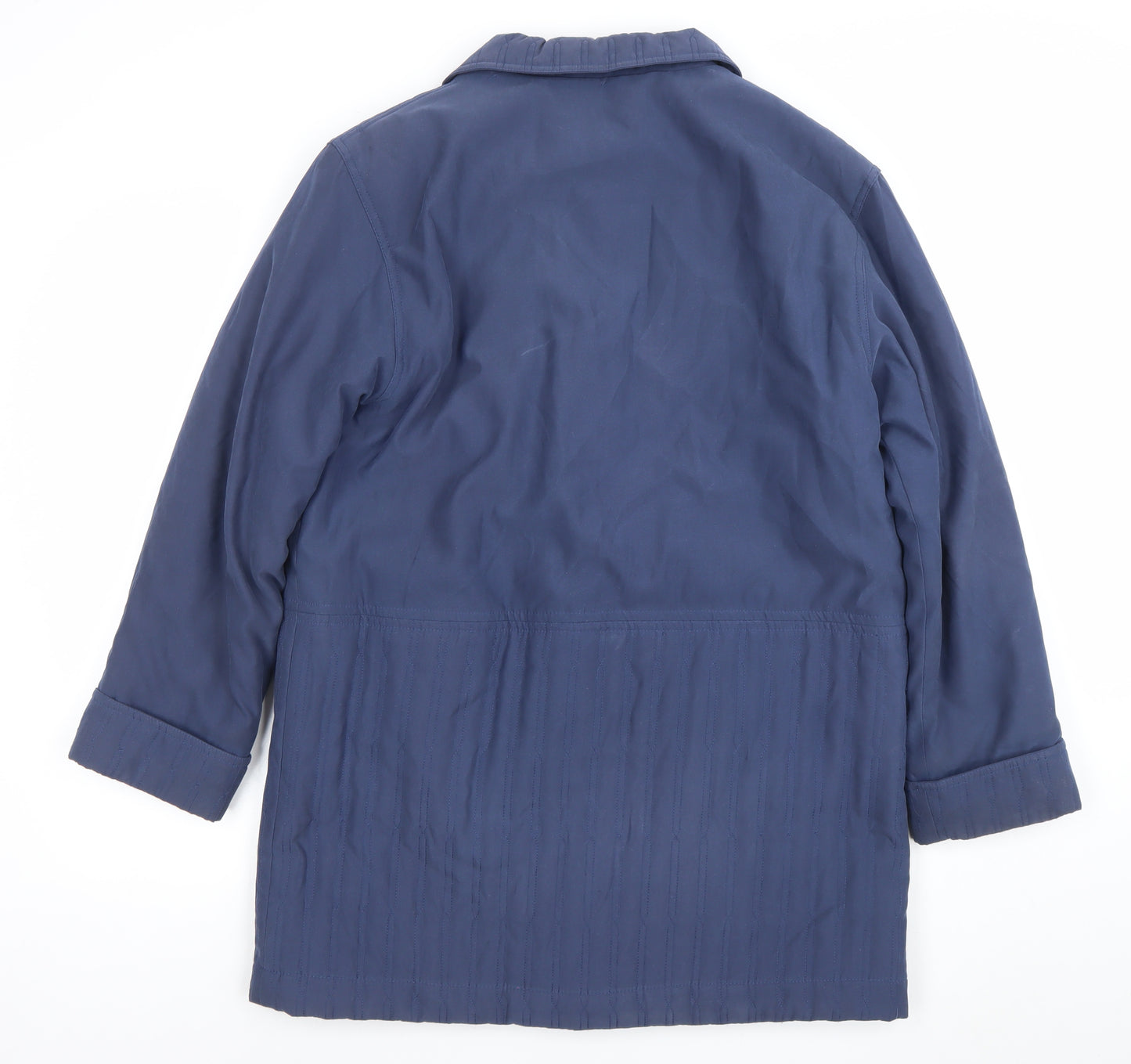 Eastraka Women's Blue Quilted Mid-Length Coat Size S