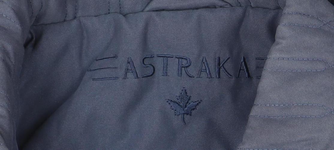 Eastraka Women's Blue Quilted Mid-Length Coat Size S