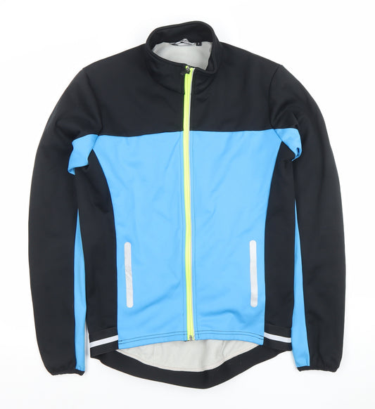 Crane Men's Blue Softshell Cycling Windbreaker Jacket Size Small