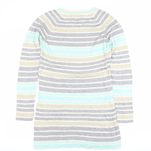 Marks and Spencer Women’s Multicoloured Striped Cashmere Blend Jumper UK 10