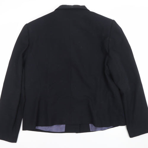 Debenhams Womens Black Size 16 Classic Single-Breasted Blazer