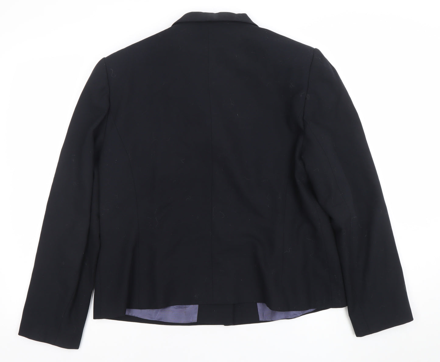 Debenhams Womens Black Size 16 Classic Single-Breasted Blazer