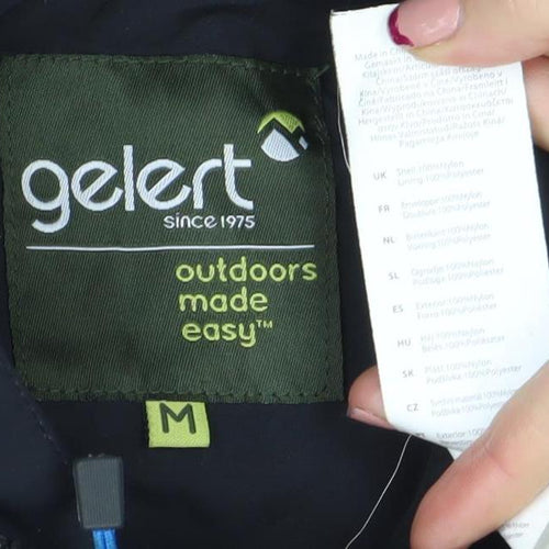 Gelert Men's Black Waterproof Windproof Hooded Jacket M