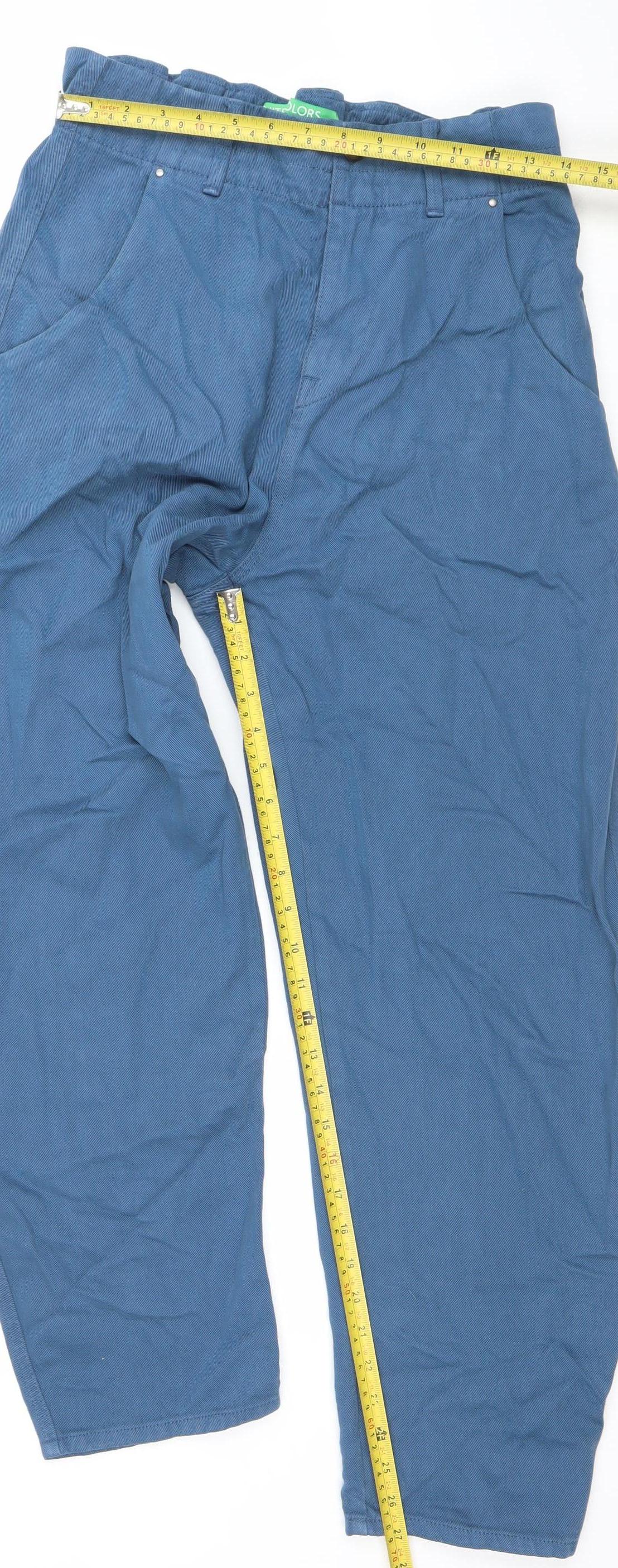 United Colors of Benetton Women's Blue Straight Jeans Size 10