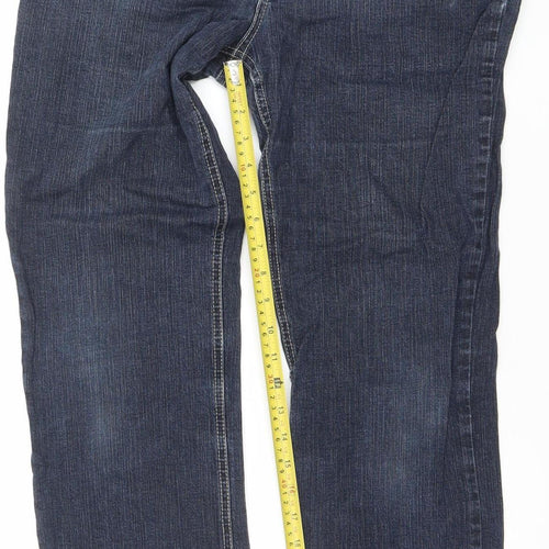Peppercorn Women's Blue Straight Leg Denim Jeans Size 14