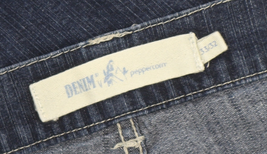 Peppercorn Women's Blue Straight Leg Denim Jeans Size 14