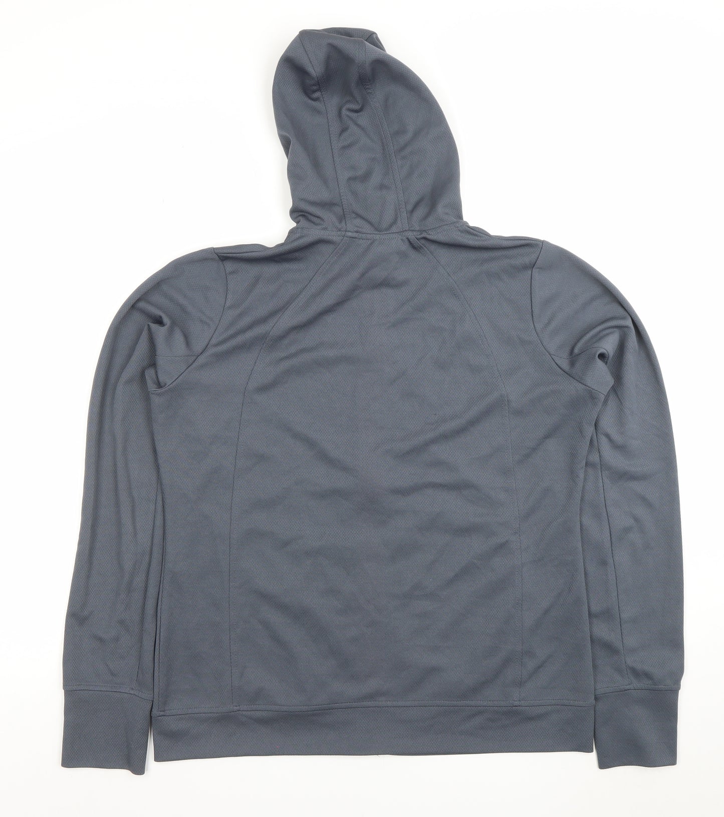 Diesel Women’s Grey Full Zip Hoodie XL Polyester Sport Style