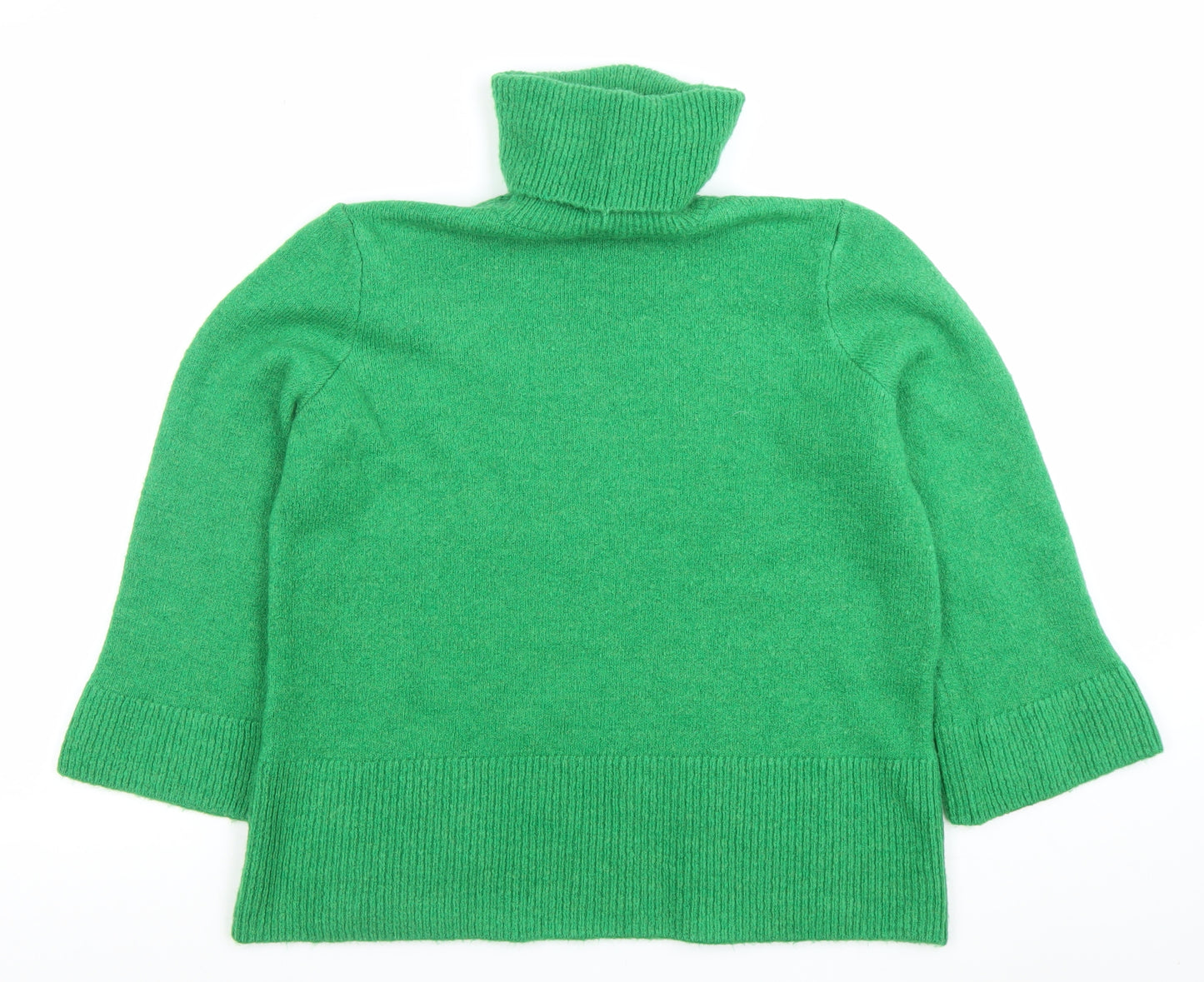 Savida Womens Green Roll Neck Knit Jumper Size 14