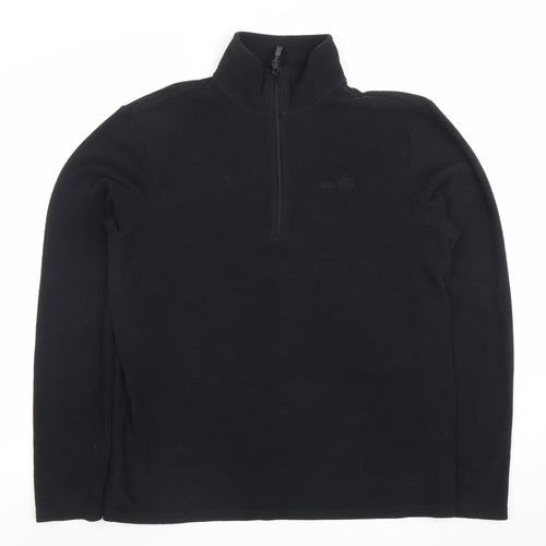 Peter Storm Men’s Black Fleece 1/2 Zip Pullover Sweatshirt M