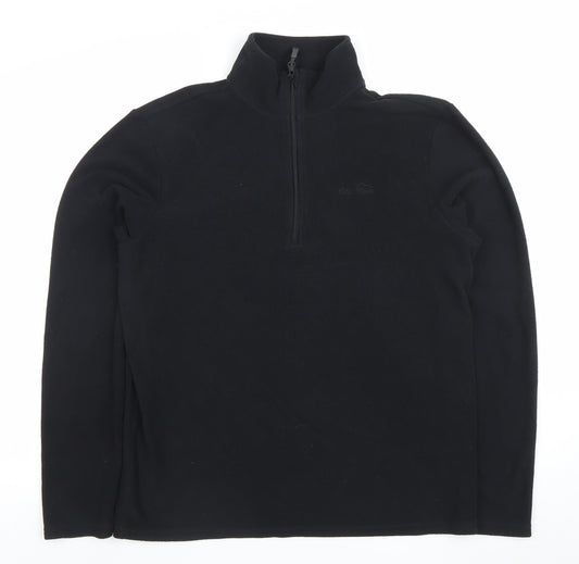 Peter Storm Men’s Black Fleece 1/2 Zip Pullover Sweatshirt M