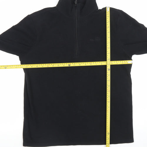 Peter Storm Men’s Black Fleece 1/2 Zip Pullover Sweatshirt M