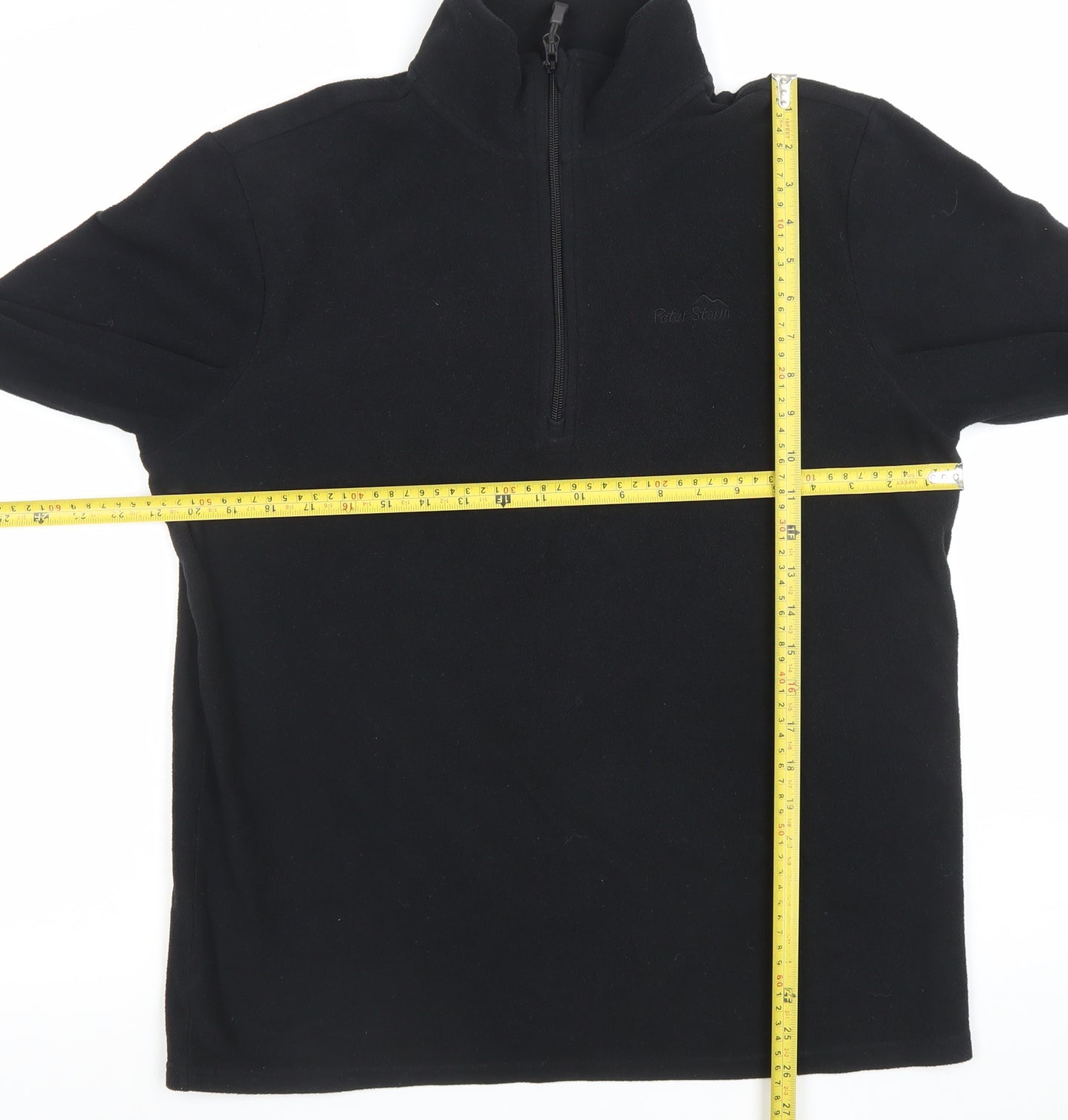 Peter Storm Men’s Black Fleece 1/2 Zip Pullover Sweatshirt M