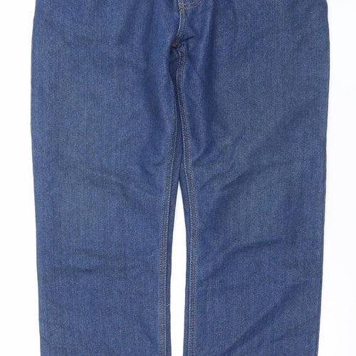 Denim Co. Men's Blue Regular Fit Straight Jeans W32 L30