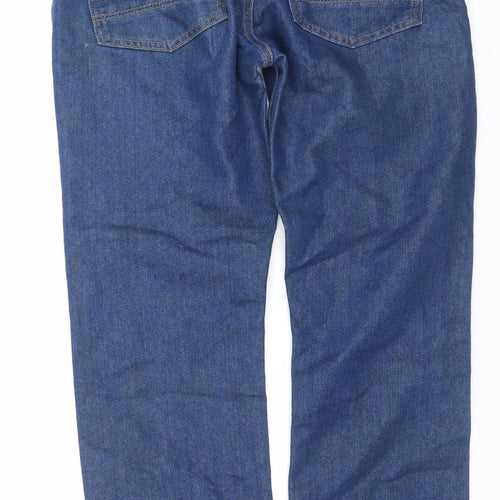 Denim Co. Men's Blue Regular Fit Straight Jeans W32 L30