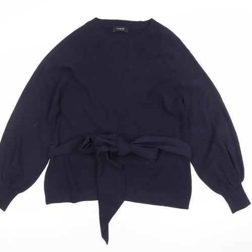 Marks and Spencer Women’s Blue Belted Tunic Blouse Size 12
