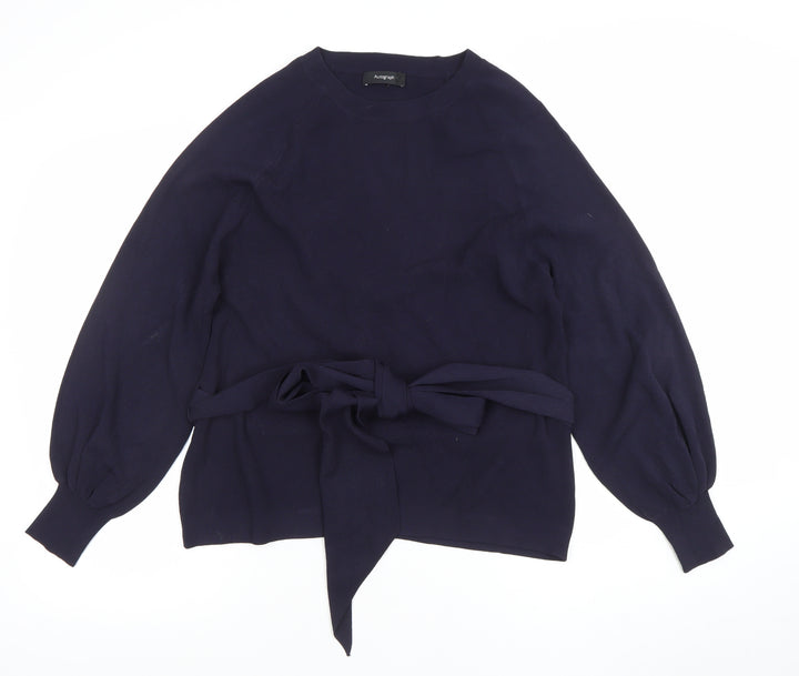 Marks and Spencer Women’s Blue Belted Tunic Blouse Size 12