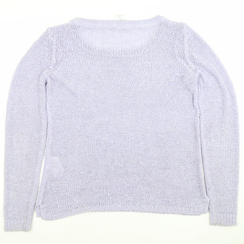 Vero Moda Women’s Purple Knit Pullover Jumper Size M