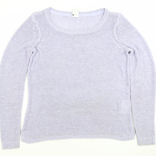 Vero Moda Women’s Purple Knit Pullover Jumper Size M