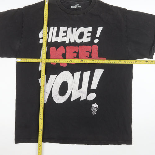 Jeff Dunham Men’s Black L Graphic Funny Comedy T-Shirt Vintage