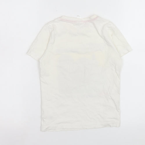 George Boys White Pokémon Graphic T-Shirt 7-8 Years Short Sleeve Cotton