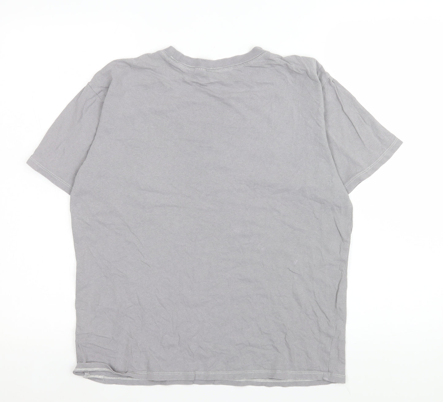 H&M Divided Womens Grey Music Graphic T-Shirt XS