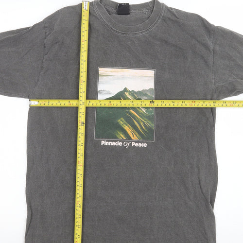 Urban Outfitters Womens Grey Long Sleeve Graphic T-Shirt XS