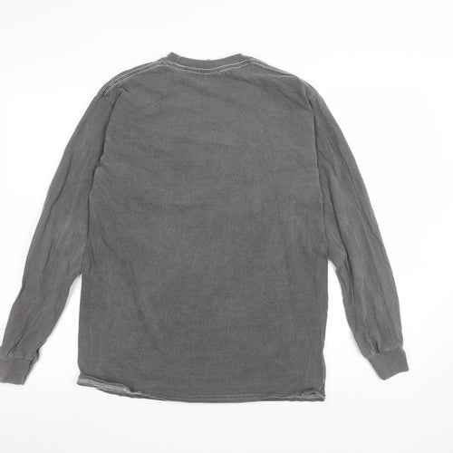 Urban Outfitters Womens Grey Long Sleeve Graphic T-Shirt XS