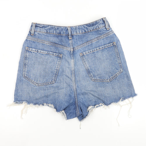 New Look Dahlia Women's Blue Size 10 Super High Waist Denim Shorts