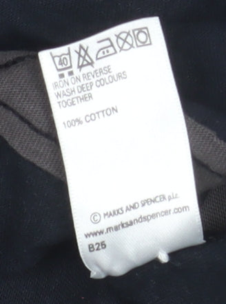 Marks and Spencer Boys Black Long Sleeve Scorpion Graphic T-Shirt 6-7 Years