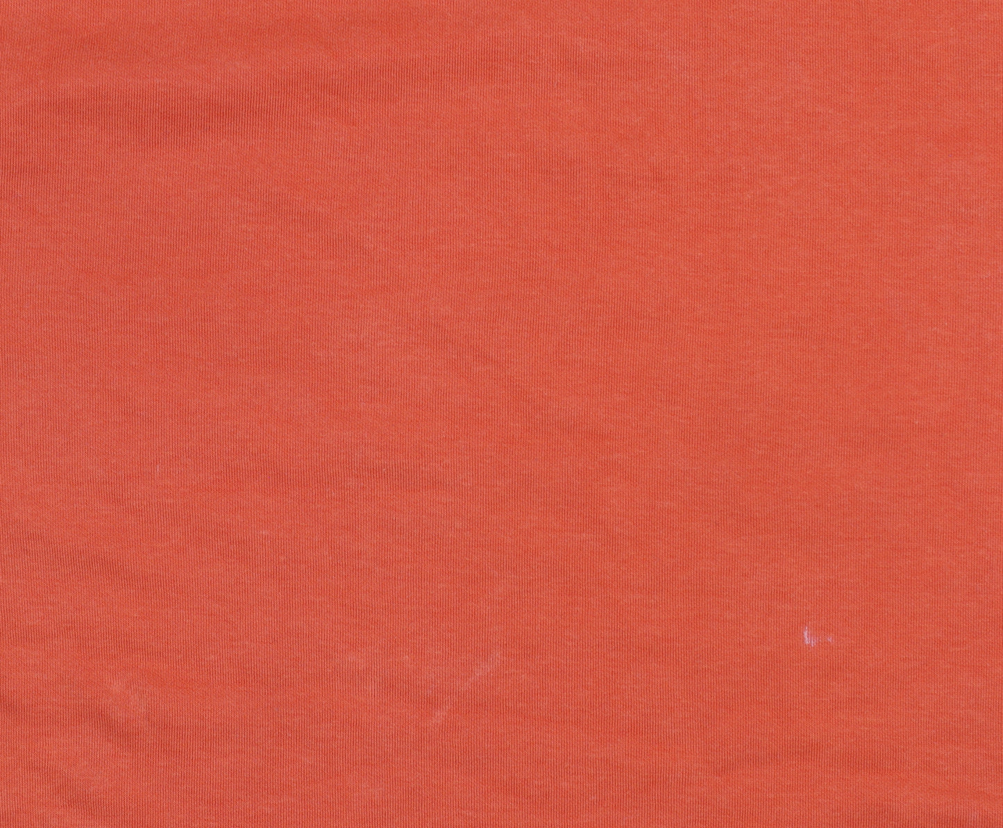 Zara Women Orange Basic Short Sleeve Cotton Blend T-Shirt Size 14