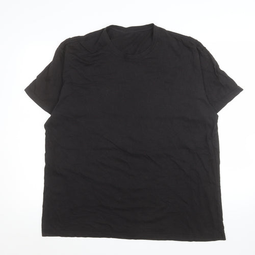True Classic Men's Black XL Crew Neck Short Sleeve T-Shirt