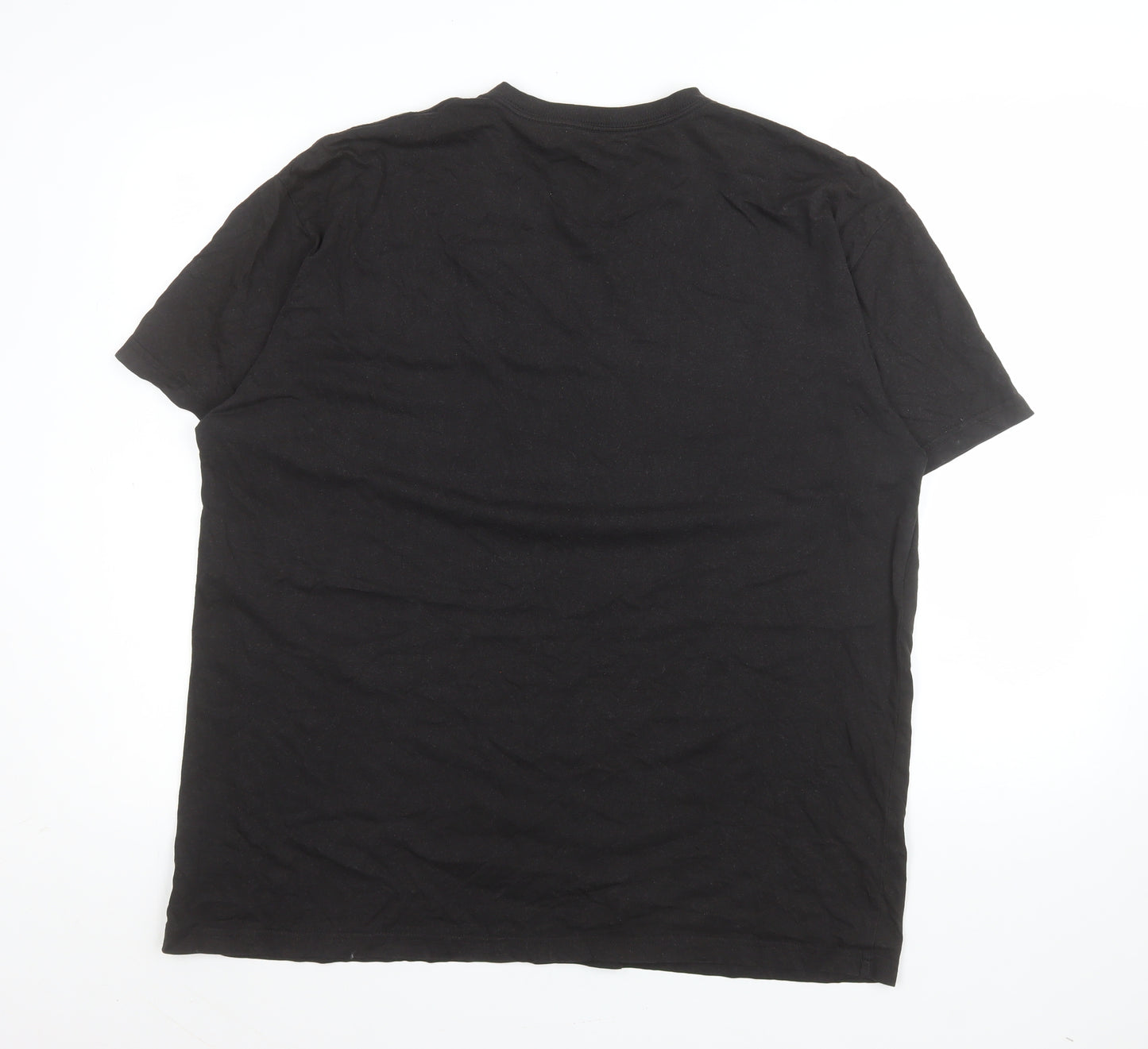 True Classic Men's Black XL Crew Neck Short Sleeve T-Shirt
