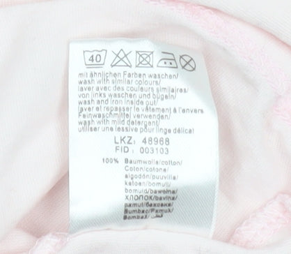 Peanuts Womens Pink Snoopy Pyjama Top Size 10 V-Neck Long Sleeve