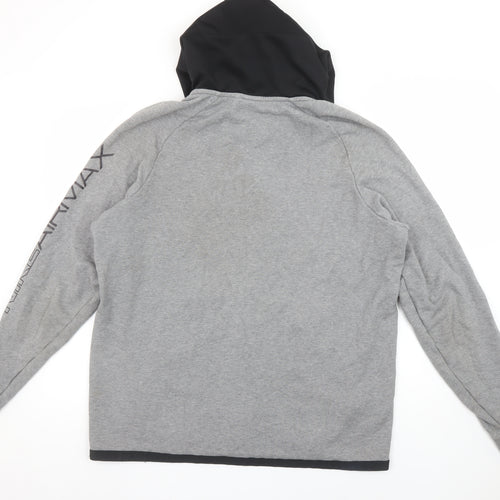 Nike Air Max Mens Grey Full Zip Hoodie Size L Sportswear