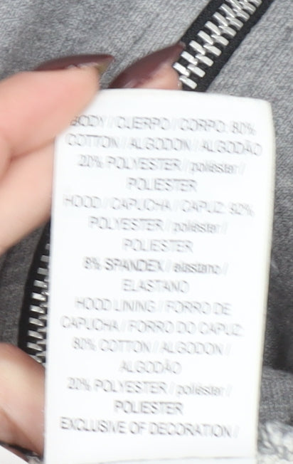 Nike Air Max Mens Grey Full Zip Hoodie Size L Sportswear