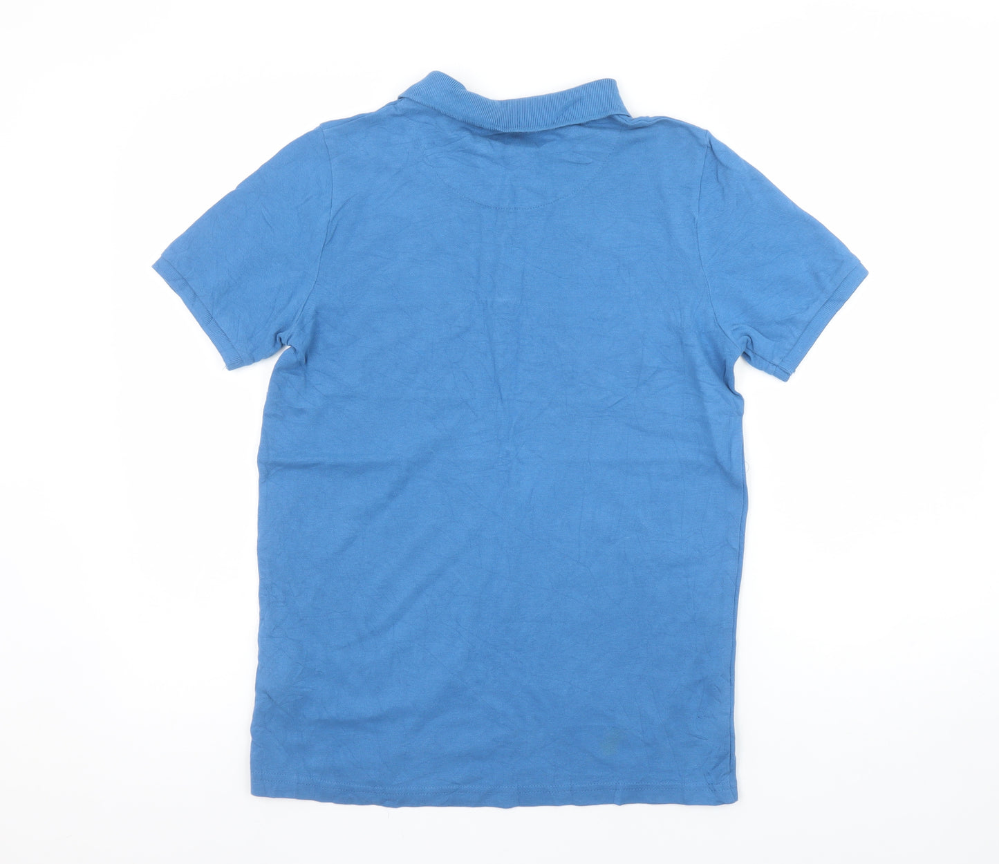 Original Penguin Boys Blue Polo Shirt 12-13 Years Cotton Short Sleeve