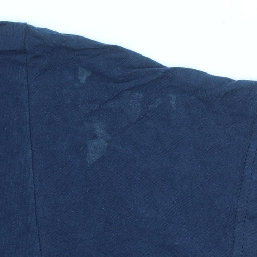 River Island Men's Blue L Limonata Fresco Graphic Cotton T-Shirt