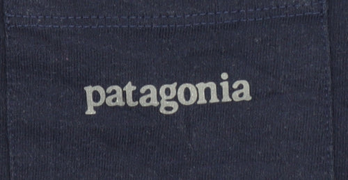 Patagonia Men's Blue Regular Fit Graphic Pocket T-Shirt Size M